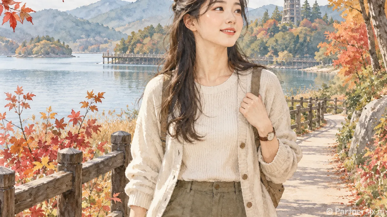 가을 송지호 산소길 걷기