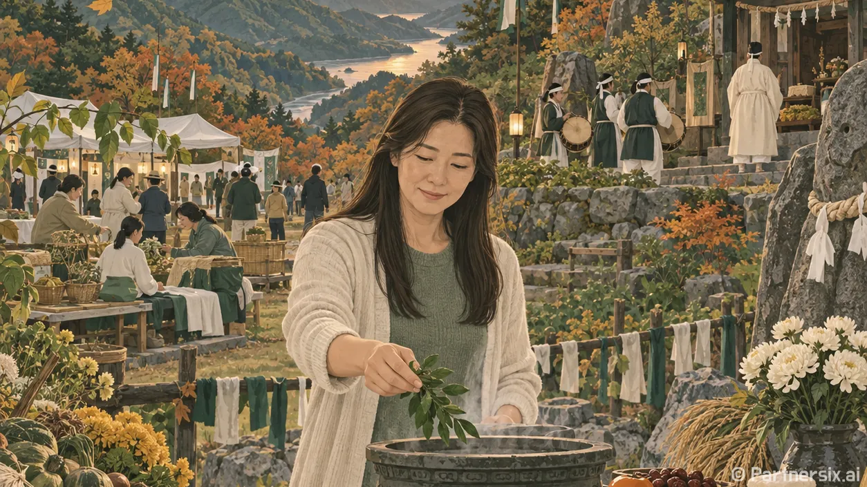태기산 숲에 울리는 비나리