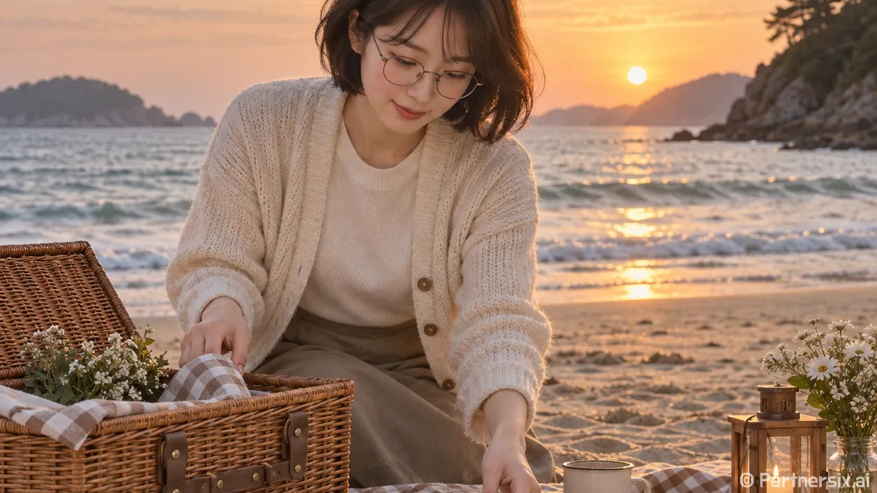 하평해변 피크닉 한때