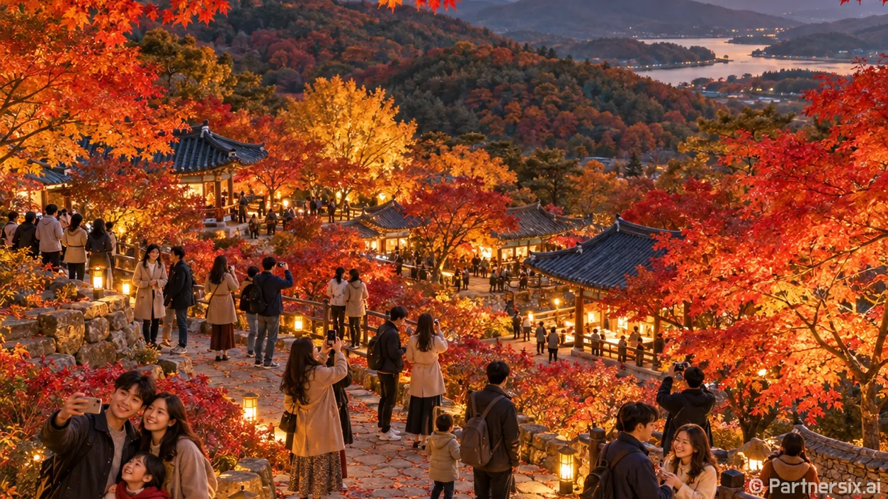 단풍빛 물든 철암의 가을