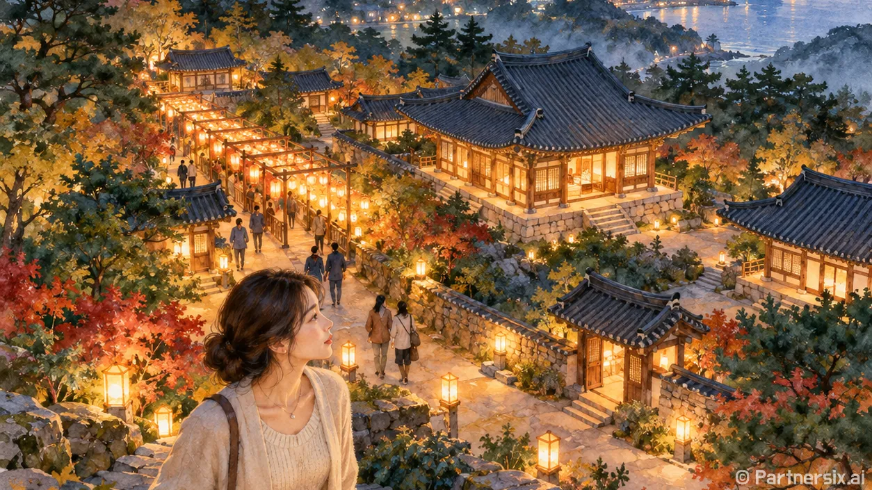 빛으로 피어난 삼척의 밤