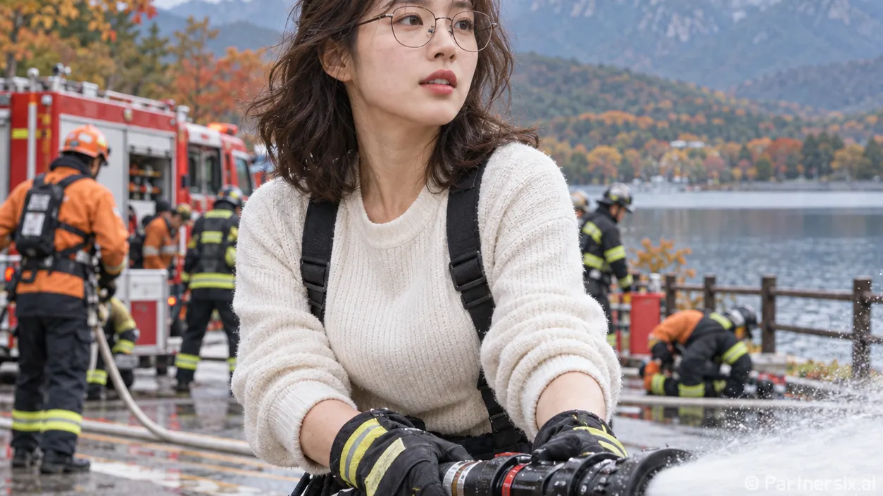 영랑호 산불진화 총…