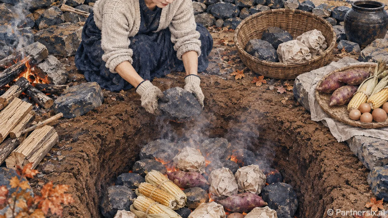 땅속 수증기의 맛 삼굿마을
