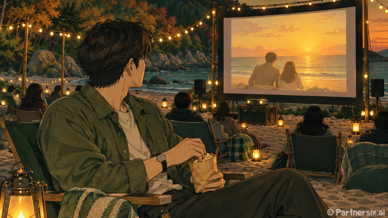 망상해변 별빛과 밴…