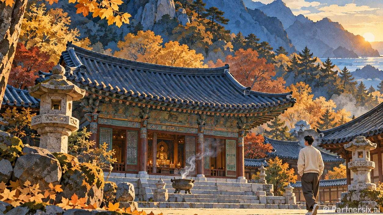 가을 고요 품은 삼척 삼산사