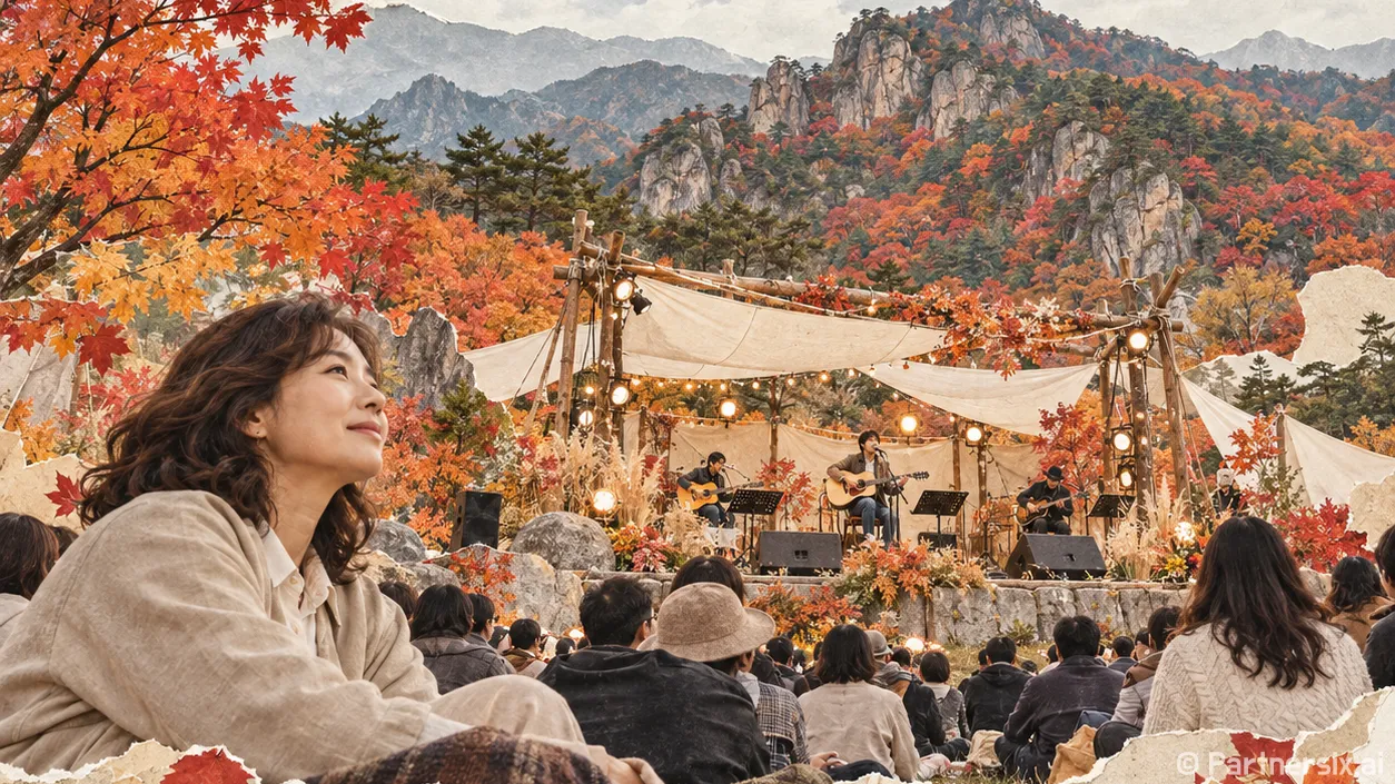 두타산 물드는 통기…