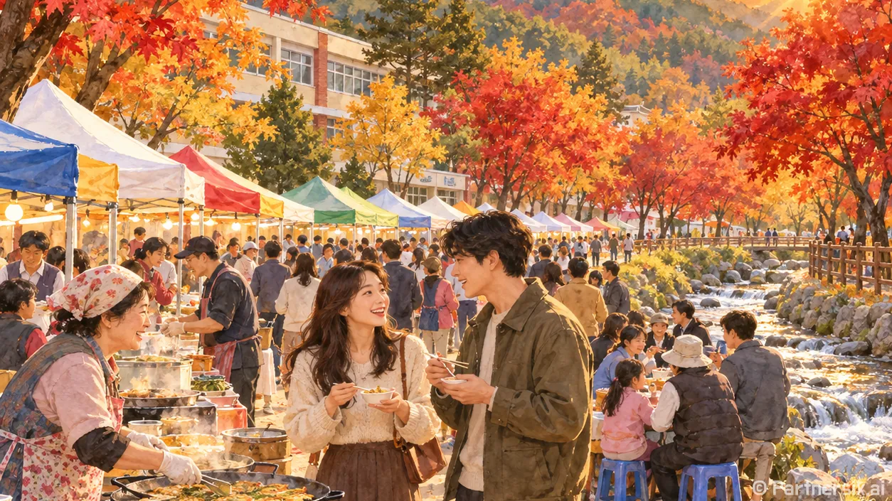 철암천 붉게 물든 귀환