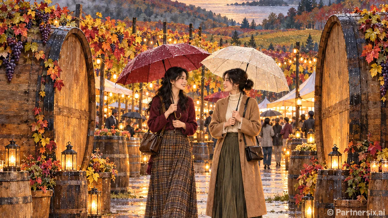 비가 빚은 예밀와인축제