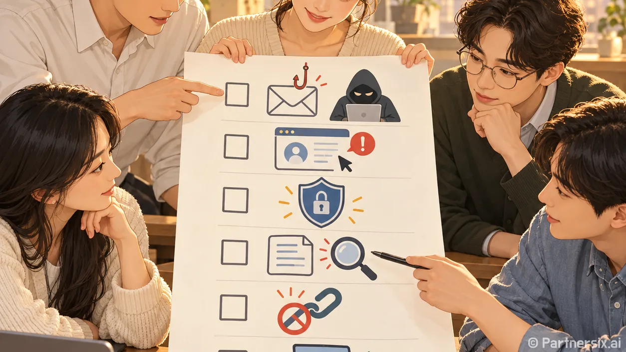 피싱 범죄 끊는 체크리스트