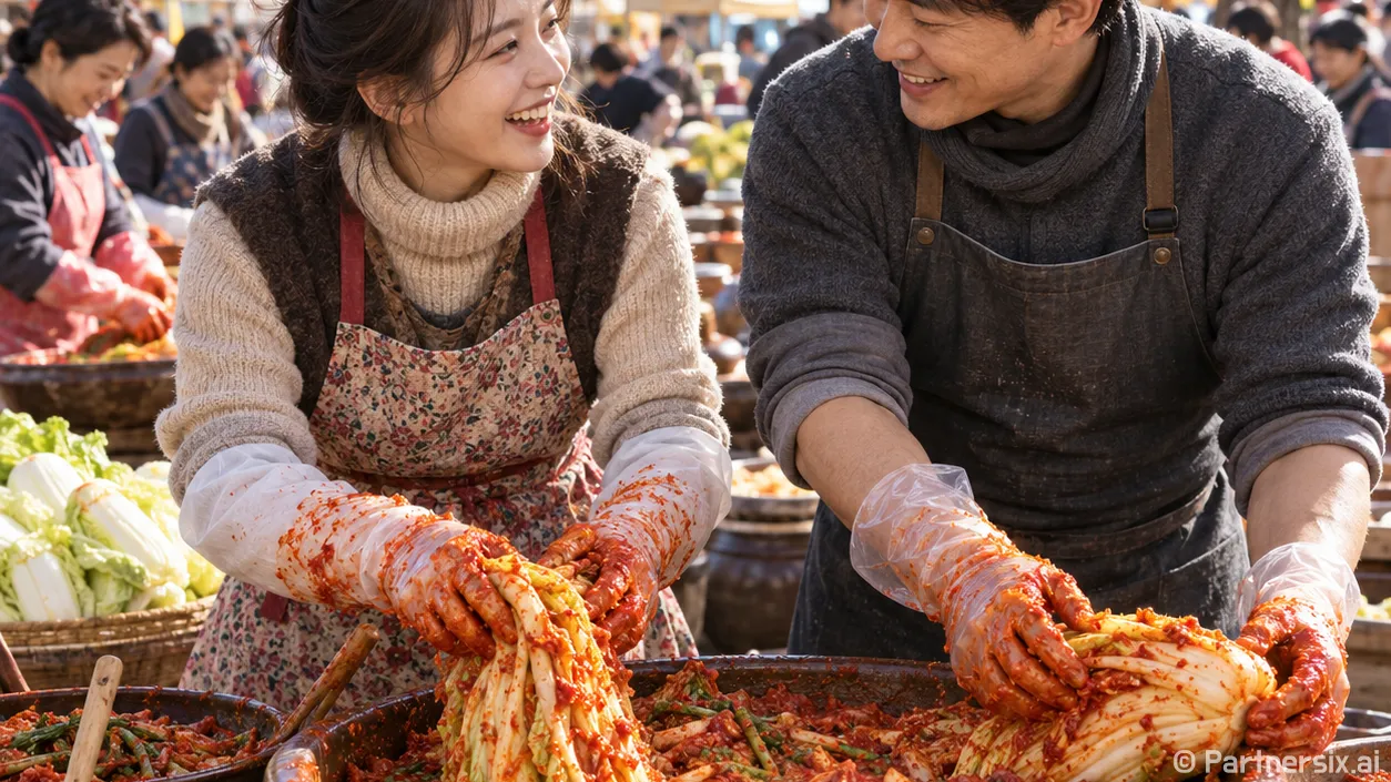 대화시장에 김장꽃 핀다