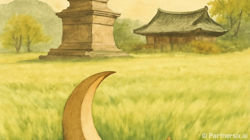 경주 분황사 청보리…