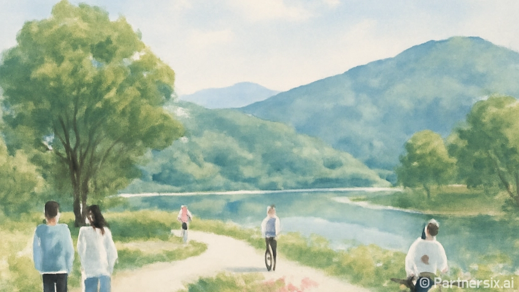 경산 중산지, 힐링…