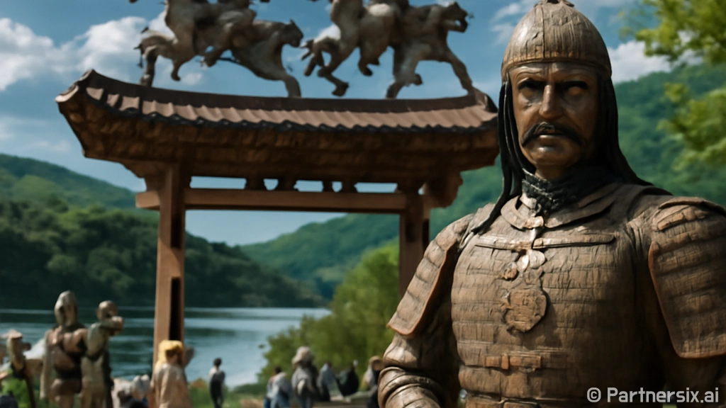 영천 화랑설화마을에서 만나는 김유신 장군