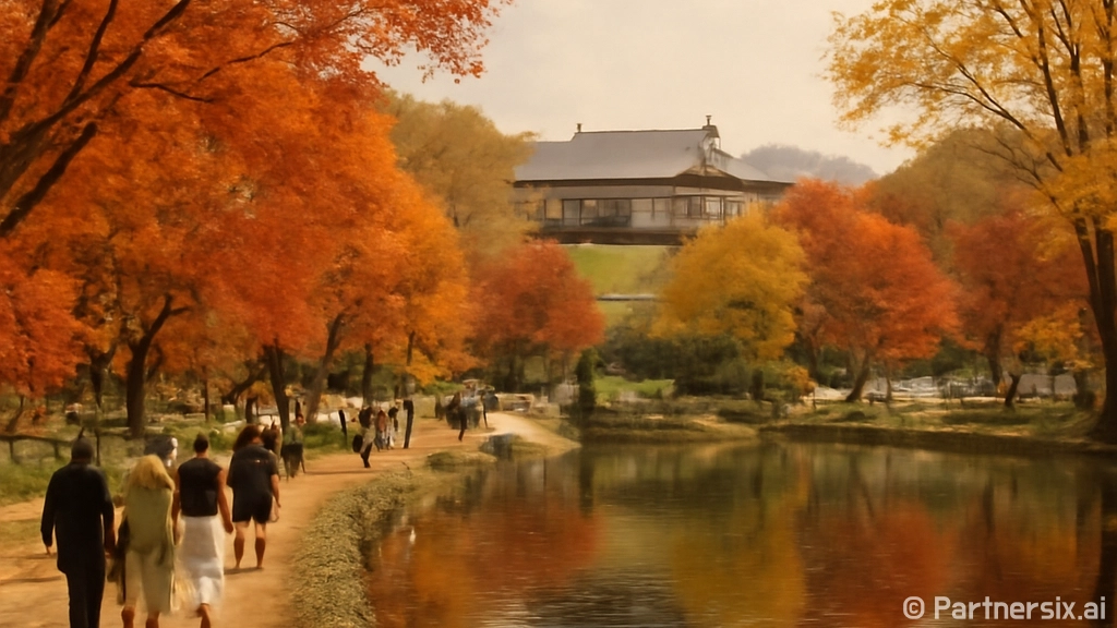 경주 서출지, 가을…
