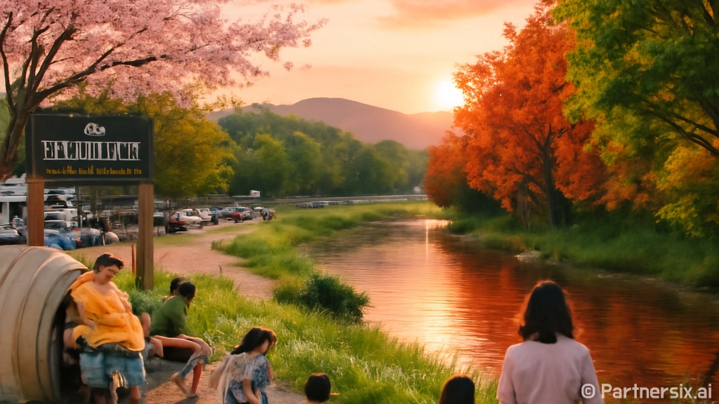 영천 임고강변공원, 사계절 노지캠핑 명소