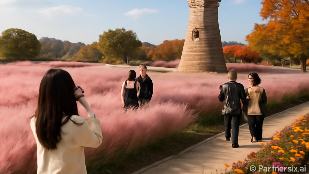 경주 핑크뮬리 명소…