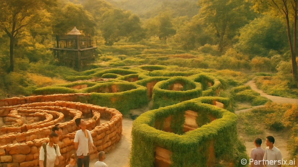 문경생태미로공원, 자연과 힐링의 미로 여행