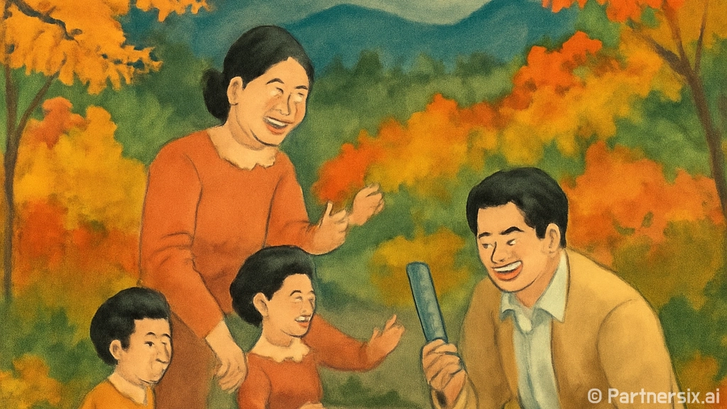 가을 가족 나들이 …