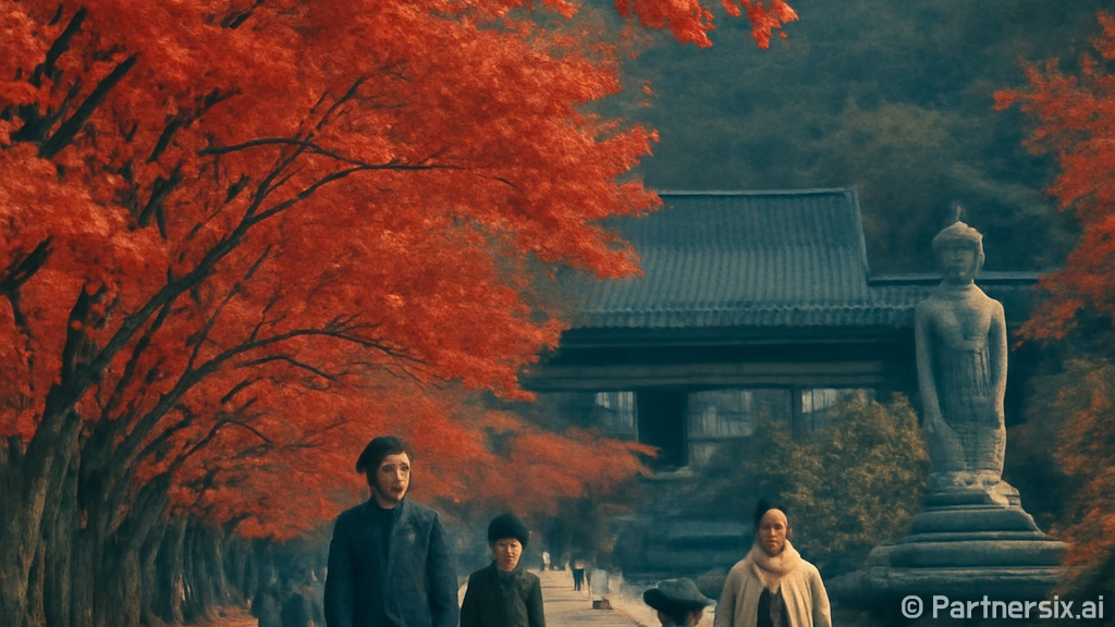 김천 직지사 단풍나…