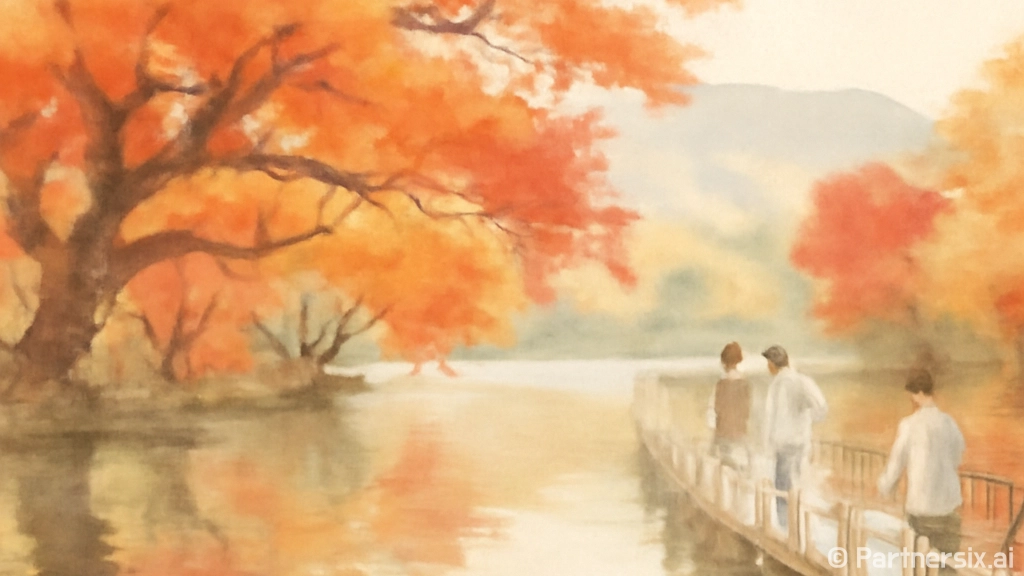 경산 반곡지, 가을…