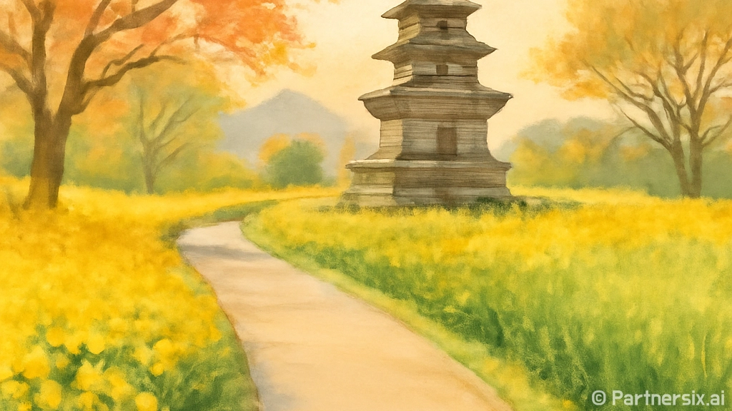 경주 분황사 유채·…