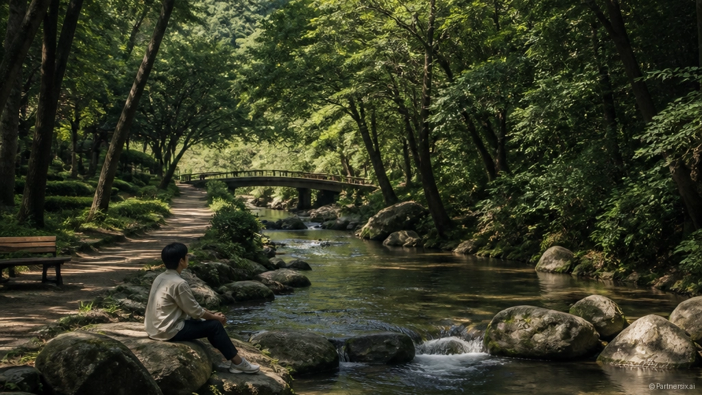 고령 미천공원, 자연 속 쉼터 산책 명소