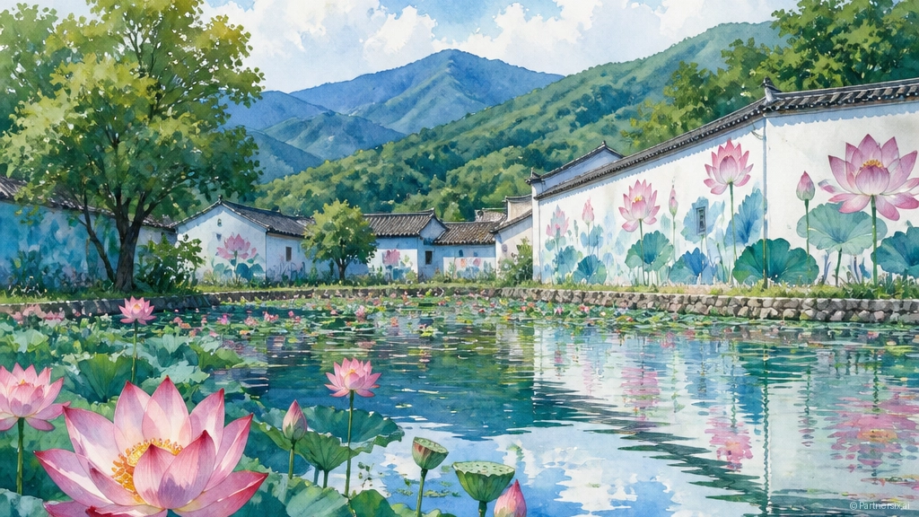 의성 단북면 벼루못, 여름 연꽃 명소