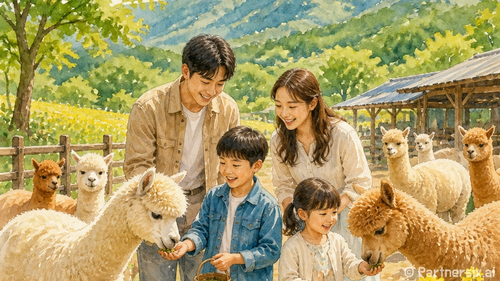 칠곡 팔공산 알파카 농장 주말 체험 추천