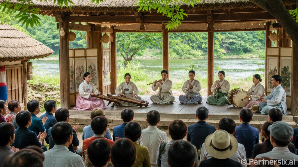 예민예술단, 광복절 맞아 전통음악 공연 선보여