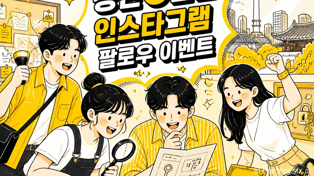 청년e끌림 인스타 팔로우 이벤트