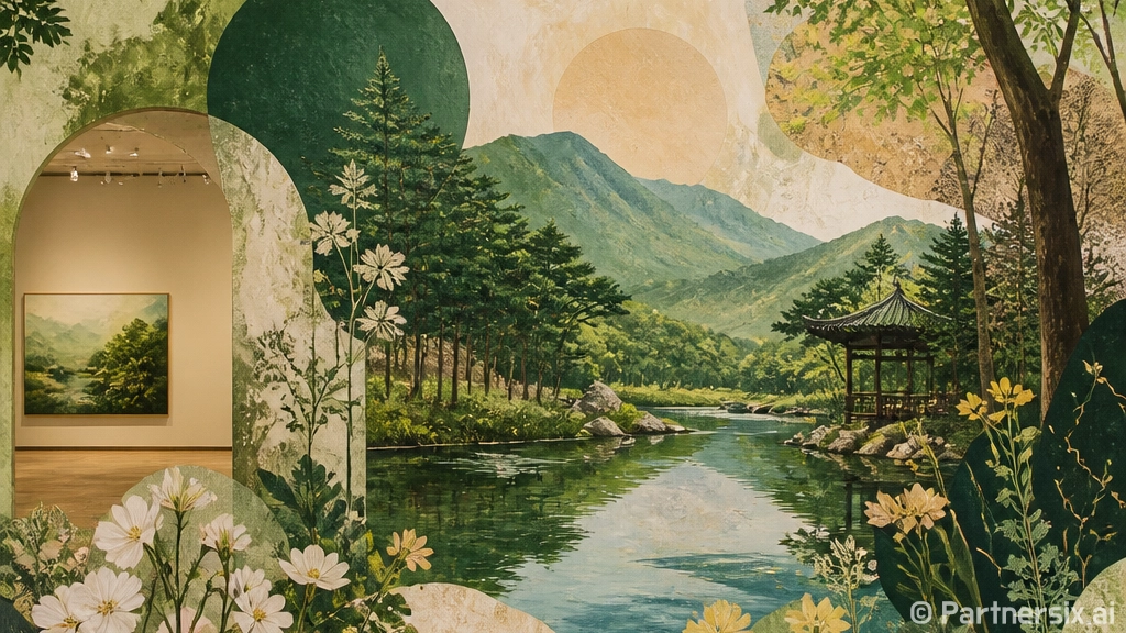 안동시립박물관 별관서 만난 자연 풍경화