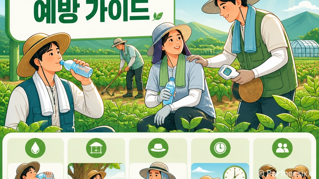 폭염 속 원예특작 안전수칙 집중 홍보