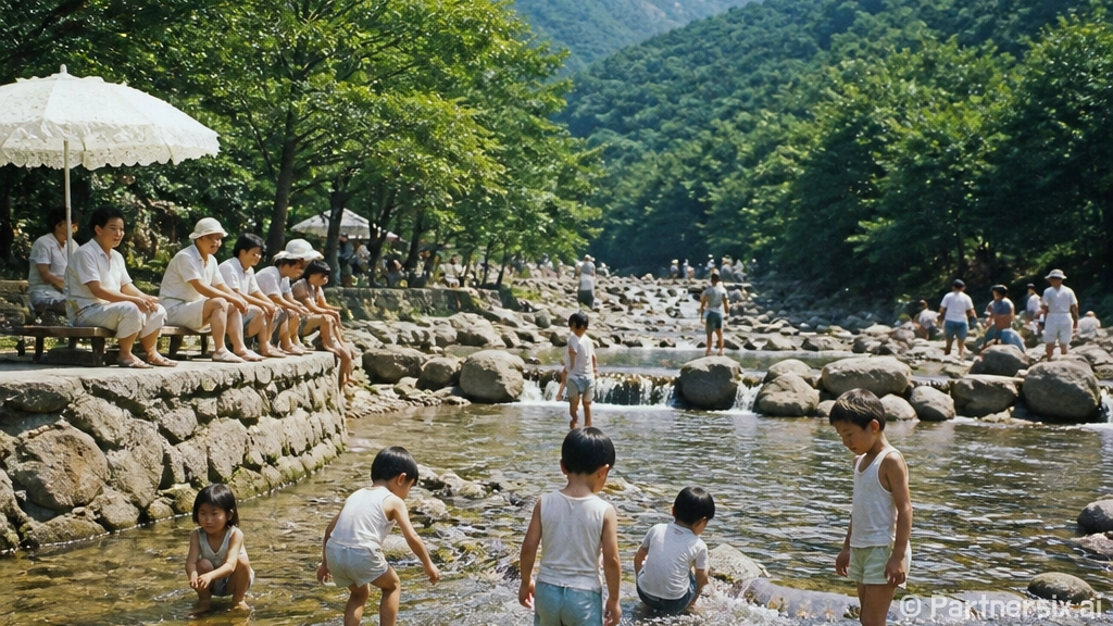 대구 근교 금화계곡, 가족 물놀이 명소