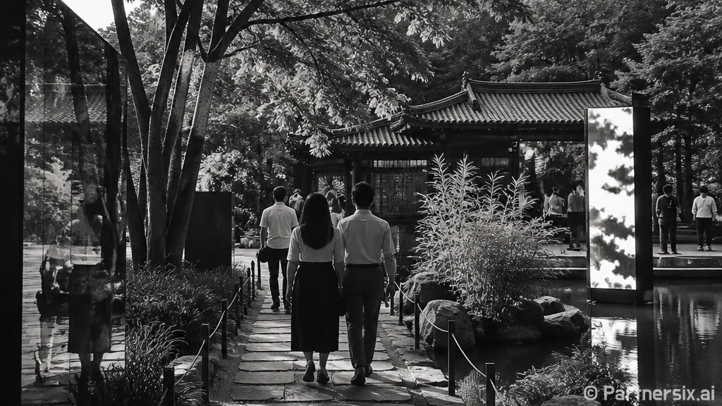 신라 정원 라원, 미디어아트와 산책의 만남