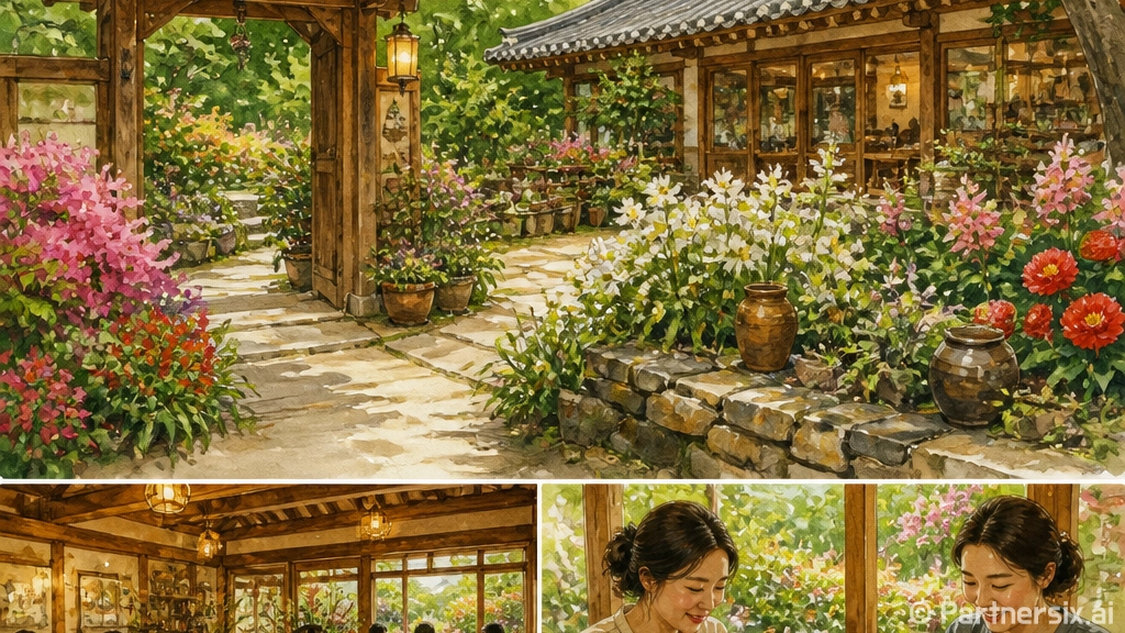 영주 소소향, 전통차와 정원 힐링 카페
