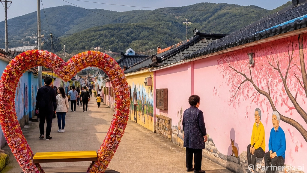 칠곡 가시나들 벽화거리, 감성 가득 산책 명소