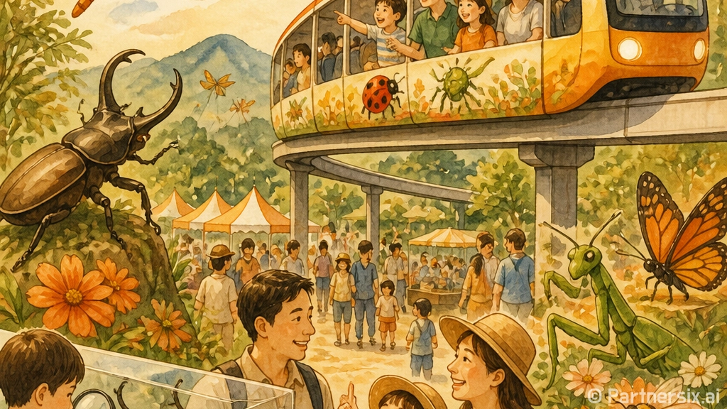 예천곤충페스티벌 모노레일 체험 인기