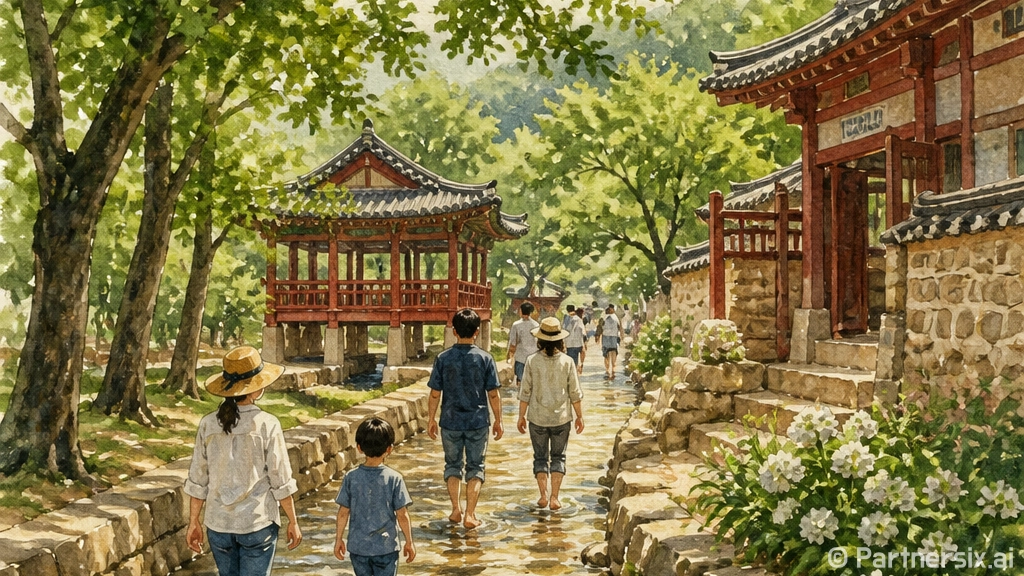 영주 서천둔치 맨발걷기길 여름 산책 명소