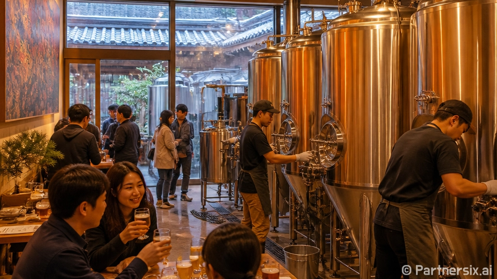 안동 수제맥주 양조장 투어 현장