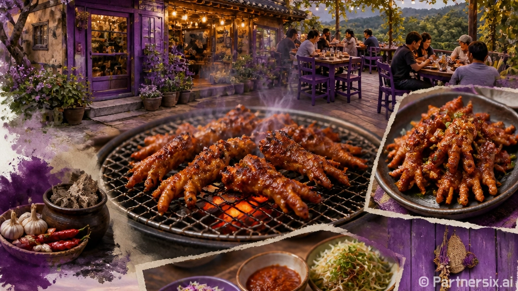 영주 닭발구이 명가…