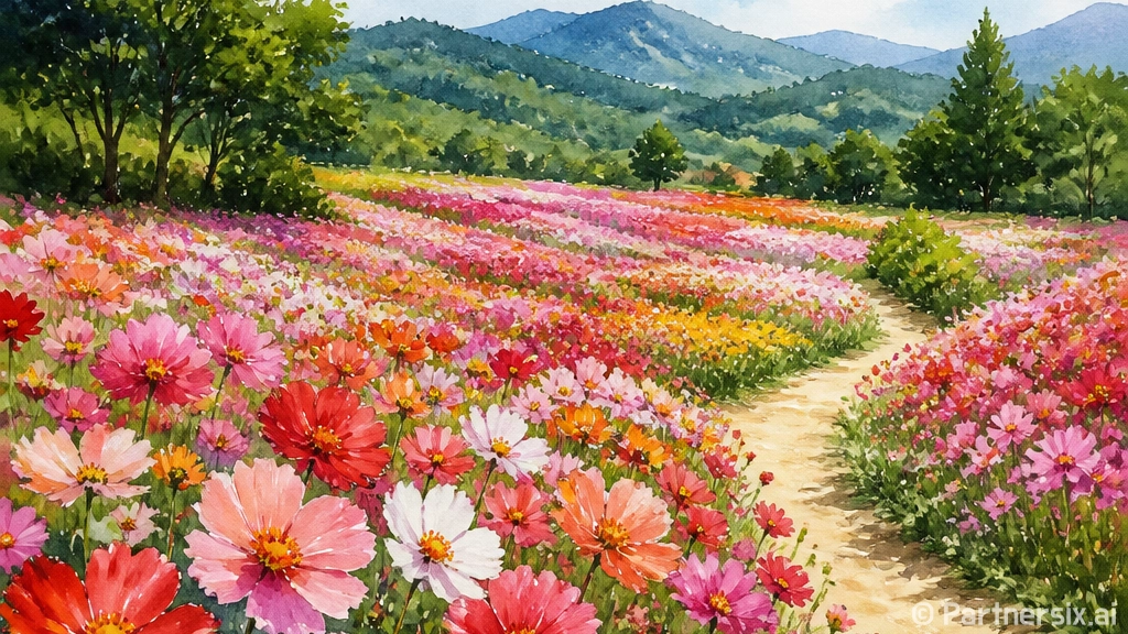 청도 각남면 백일홍…