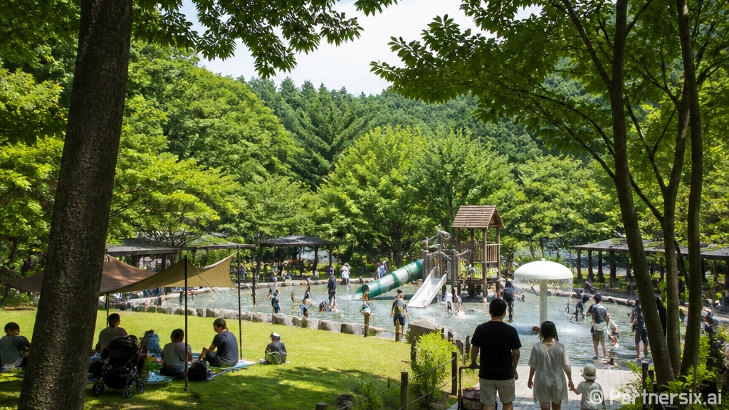 도음산 숲속 무료 물놀이장 개장