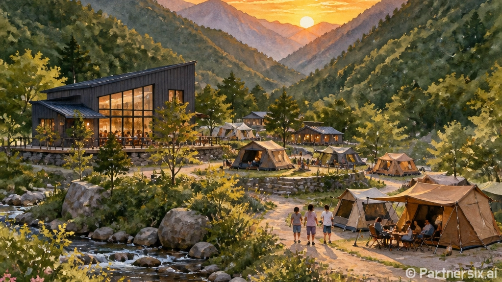 봉화 협곡구비마을 캠핑장, 자연 속 힐링 명소