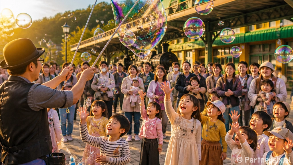 용궁역 비눗방울쇼,…