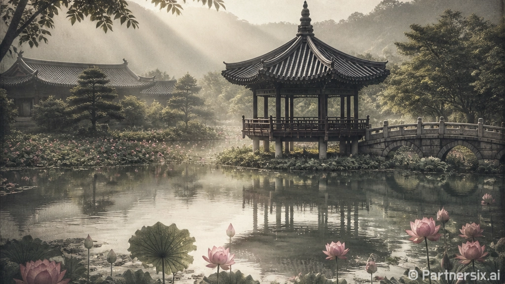 영천 귀애정, 연꽃과 한옥의 고요한 만남