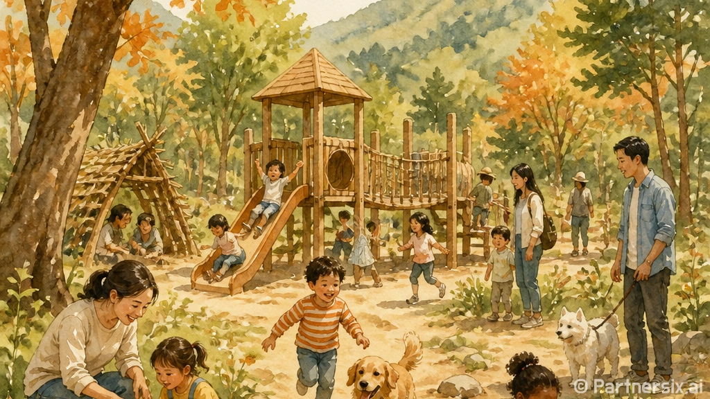 영천 별빛 유아숲 체험원, 자연 속 아이 놀이터