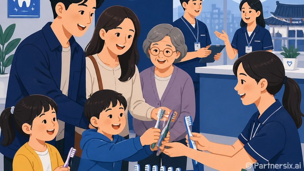 헌 칫솔 반납하고 …