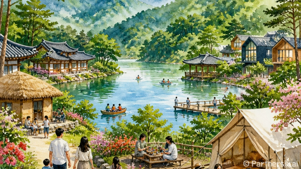 안동호반자연휴양림 숲속 쉼터