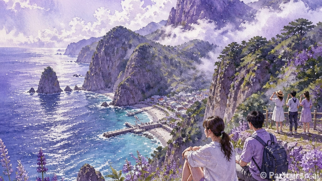 울릉의 여름, 필름…