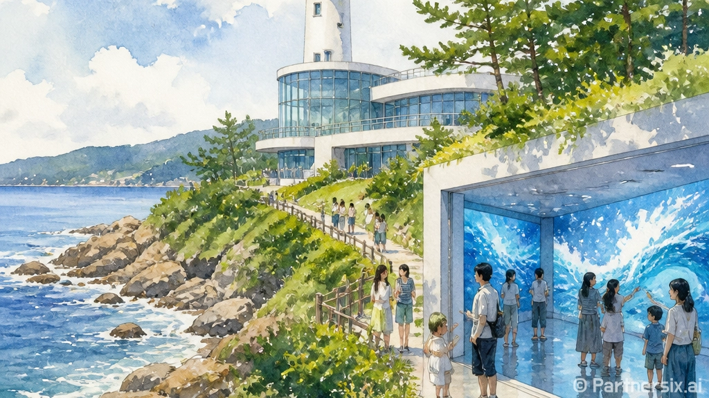 경주 감포 바다와 빛의 만남, 송대말등대 체험관